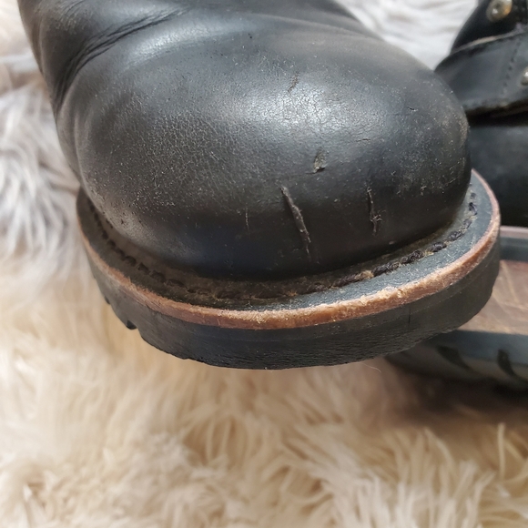 Men’s Harley Davidson Monterey Side Zip Up Boots 95002 - Picture 8 of 17